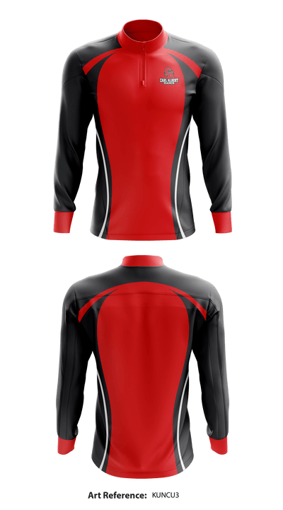 Carl Albert High School Dance 24110224 Quarter Zip Jacket - 1
