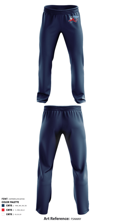 Los Alamitos High School Water Polo 27043087 Sweatpants - 2