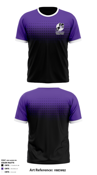 Monroe-Woodbury Swimming & Diving 45706922 Short Sleeve Performance Shirt - 1