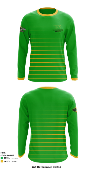 Roosevelt High School Water Polo 65759665 Long Sleeve Performance Shirt - 3