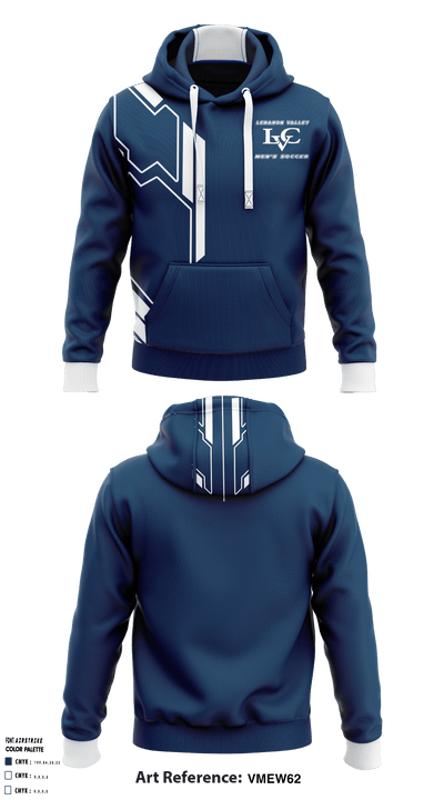 Lebanon Valley College Soccer 8471507 Hoodie - 1