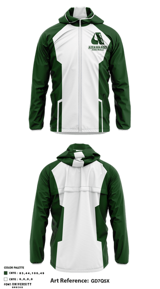 Aiea High School "Na Ali'i" 81346683 Windbreaker - 1