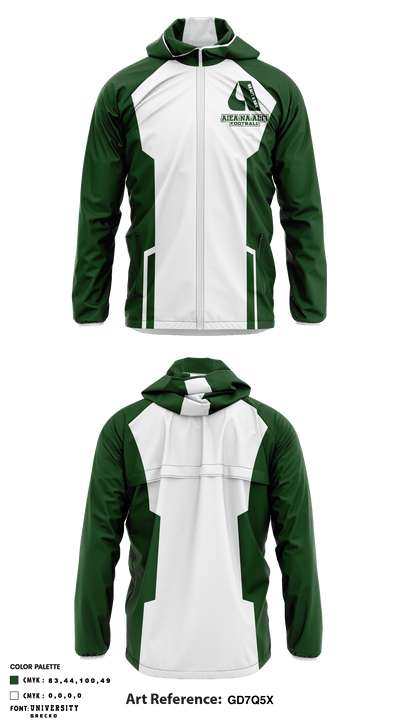 Aiea High School "Na Ali'i" 81346683 Windbreaker - 1