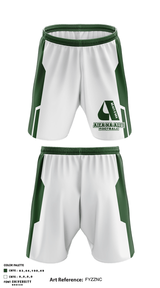 Aiea High School "Na Ali'i" 81346683 Athletic Shorts With Pockets - 1