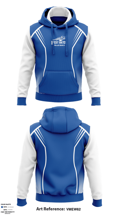 Rocky Bayou Christian School Volleyball 12240043 Hoodie - 1