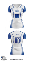 Rocky Bayou Christian School Volleyball 12240043 Women's Short Sleeve V-neck Shirt - 2