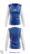 Rocky Bayou Christian School Volleyball 12240043 Women's Long Sleeve V-neck Shirt - 1
