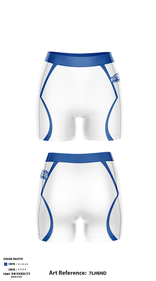 Rocky Bayou Christian School Volleyball 12240043 Women's Compression Shorts - 2