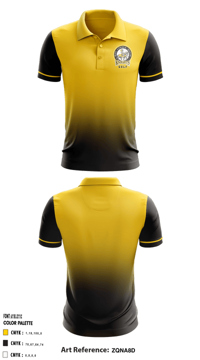 Rio Linda High School Golf 17620874 Short Sleeve Performance Polo - 1