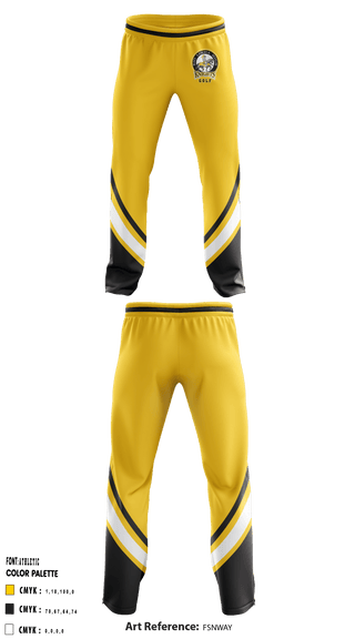 Rio Linda High School Golf 17620874 Sweatpants - 1