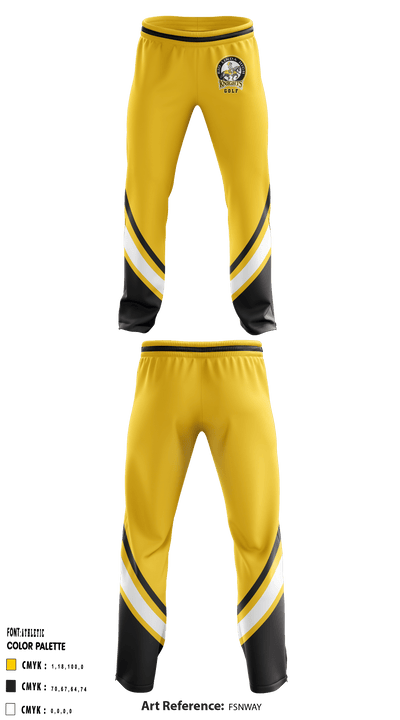 Rio Linda High School Golf 17620874 Sweatpants - 1
