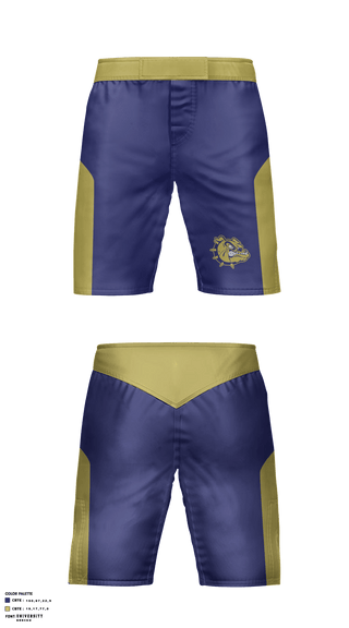 C D Hylton High School Wrestling 90168065 Fight Shorts - 1