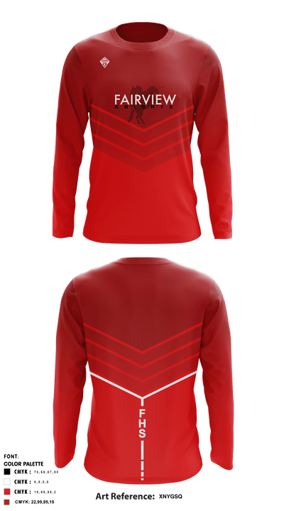FHS Cross Country 22305288 Long Sleeve Performance Shirt - 2