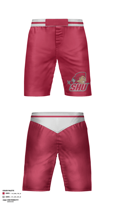 Sacred Heart University Wrestling 85228985 Fight Shorts - 2