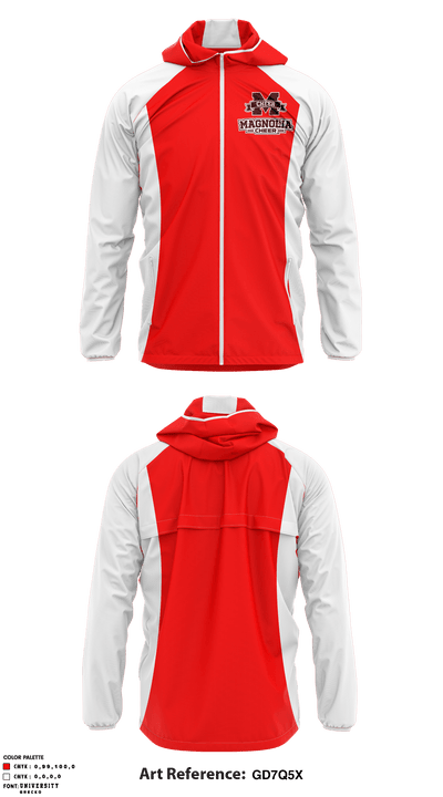 Magnolia High School Cheer 33058931 Windbreaker - 2