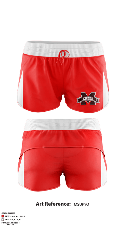 Magnolia High School Cheer 33058931 Track Shorts - 2