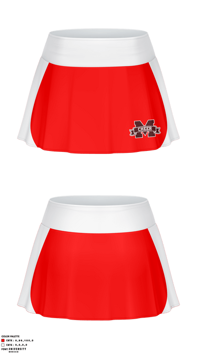 Magnolia High School Cheer 33058931 Skort - 2