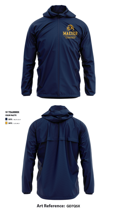 Karl G Maeser Preparatory Academy Wrestling 50718389 Windbreaker - 3