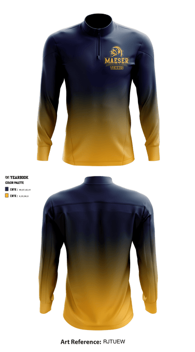 Karl G Maeser Preparatory Academy Tennis 50713189 Quarter Zip Jacket - 2