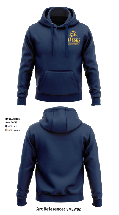 Karl G Maeser Preparatory Academy Wrestling 50718389 Hoodie - 3