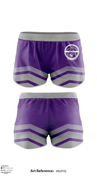 Cherokee Bluff High School Basketball 34197099 Women's Shorts - 1