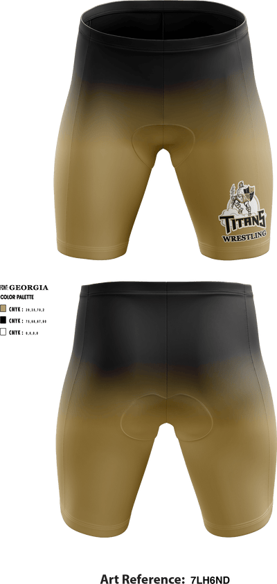 Treasure Coast Titans 33614318 Men's Compression Shorts - 1