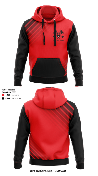 Westside High School Cheer 52034486 Hoodie - 1