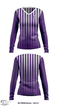 Diamond Bar Ayso Soccer 90129957 Women's Long Sleeve V-neck Shirt - 1