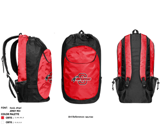Souderton Braves Youth Football Association 55667427 Gear Bag - 2