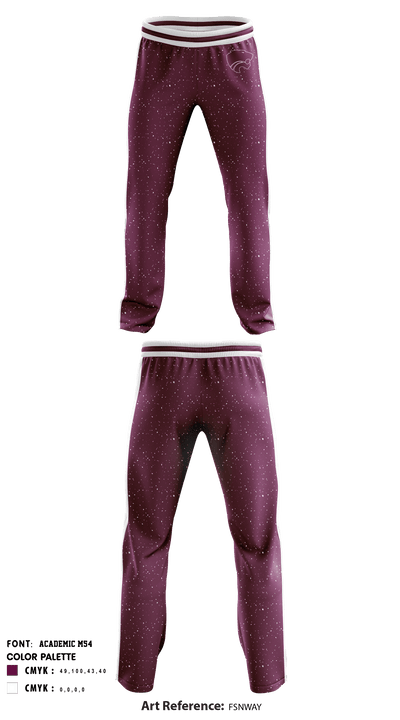 Snake River High School Volleyball 56426179 Sweatpants - 1