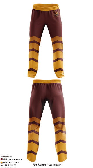 Harrisburg High School Volleyball 84936473 Sweatpants - 1
