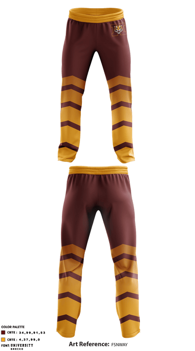 Harrisburg High School Volleyball 84936473 Sweatpants - 1