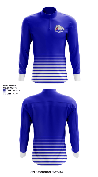 Lovell High School Golf 62782506 Quarter Zip Jacket - 1
