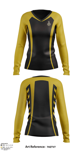 Bishop Montgomery High School Soccer 79550784 Women's Long Sleeve V-neck Shirt - 1