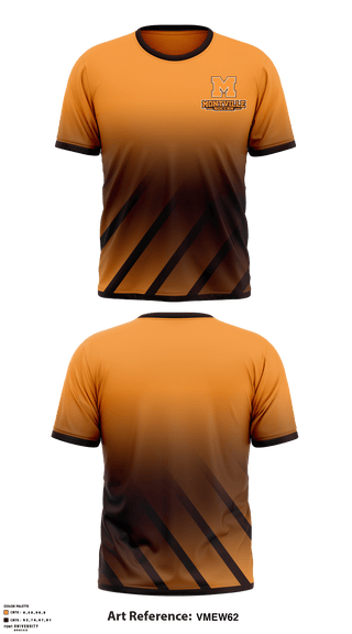 Montville High School Soccer 29690346 Short Sleeve Performance Shirt - 1