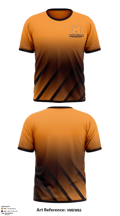 Montville High School Soccer 29690346 Short Sleeve Performance Shirt - 1