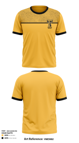 Trenton High School Soccer 47757958 Short Sleeve Performance Shirt - 1