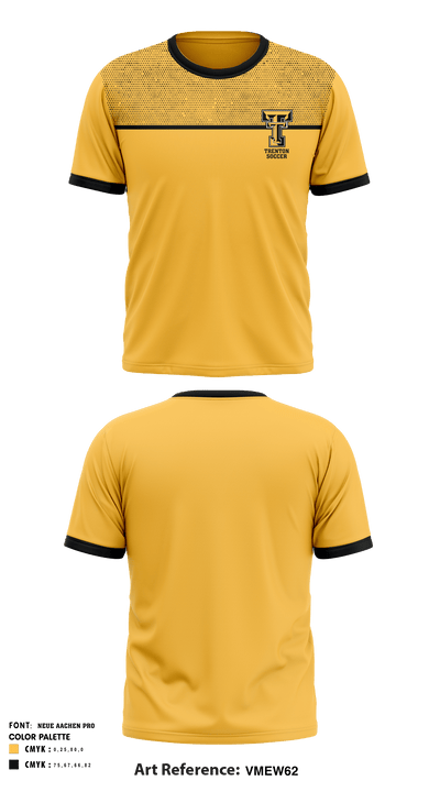 Trenton High School Soccer 47757958 Short Sleeve Performance Shirt - 1