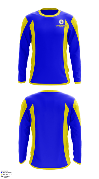 Cleveland Hill High School Cheer 53911209 Long Sleeve Performance Shirt - 1