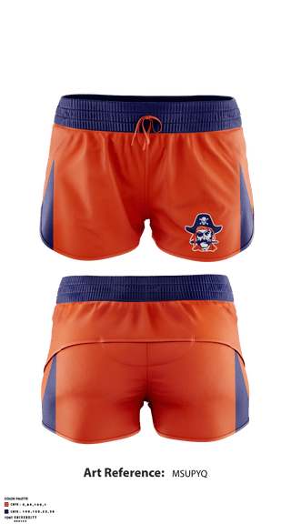 Orange Coast College Cheer 35245430 Track Shorts - 1