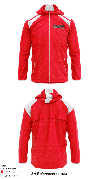 Patterson High School Track 9315007 Windbreaker - 1