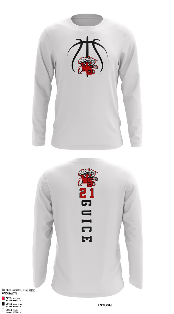 Westerville South 675348 Long Sleeve Performance Shirt - 3