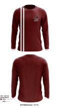 West Creek High School Soccer 78596908 Long Sleeve Performance Shirt - 1