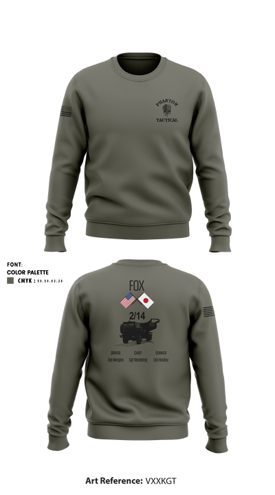 Fox Battery 74393453 Crew Neck Sweatshirt - 2
