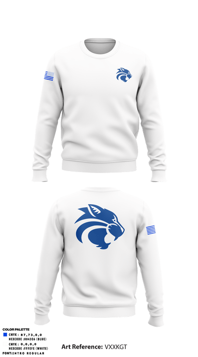 Locust Grove High School 66128231 Crew Neck Sweatshirt - 2