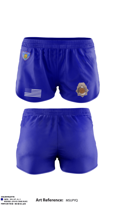 Denver Police District 4 6722574 Track Shorts - 1