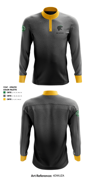 CMS Volleyball 44480738 Quarter Zip Jacket - 2