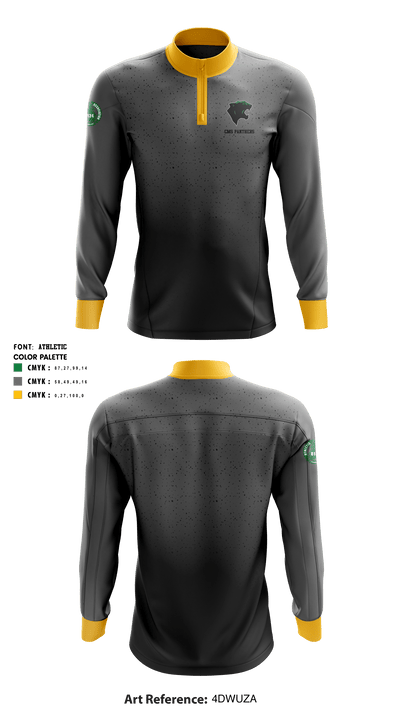 CMS Volleyball 44480738 Quarter Zip Jacket - 2
