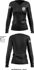 Bloomfield DPS 51903900 Women's Long Sleeve V-neck Shirt - 1