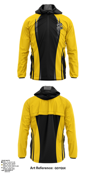 Wiley Wolverines 41136329 Windbreaker - 2